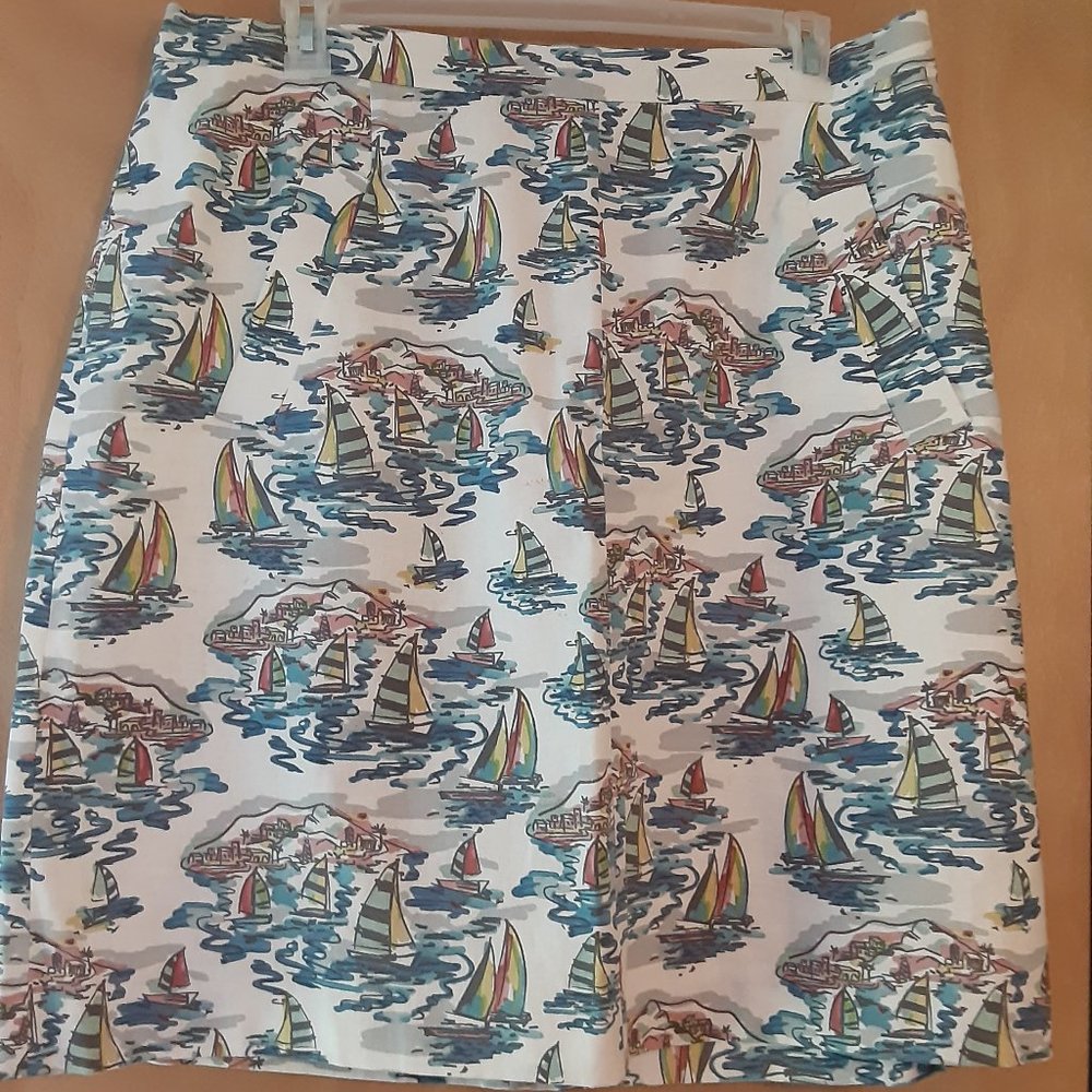 Nine West maritime pencil skirt